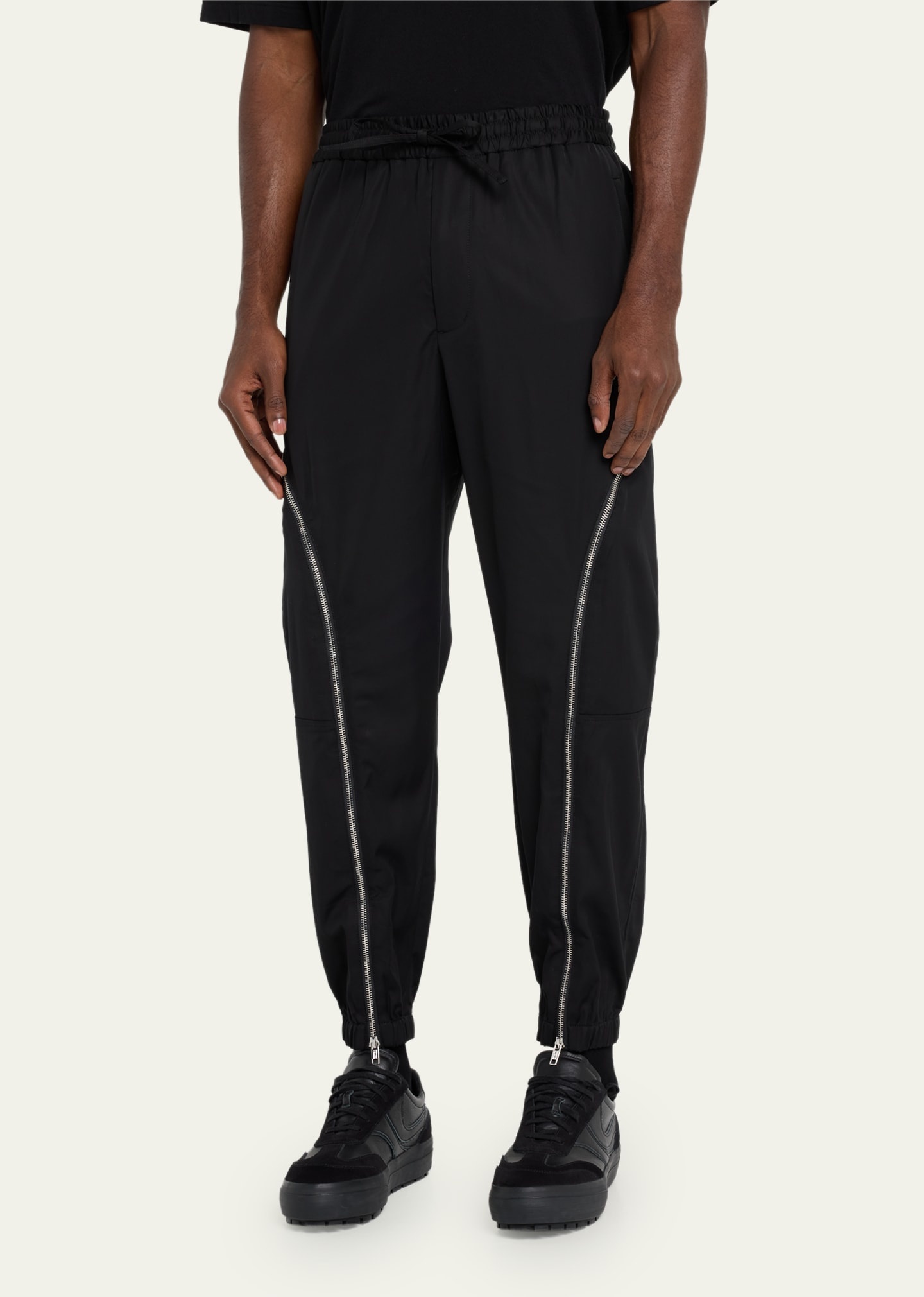 Men's Curve-Zip Cargo Jogger Pants - 4
