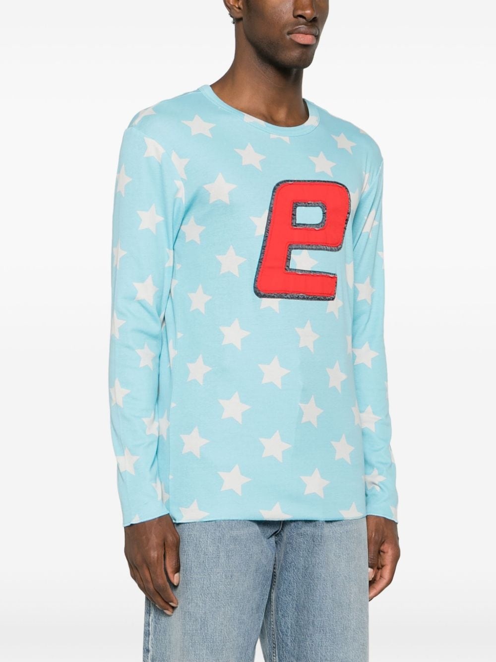 logo-patch cotton T-Shirt - 3