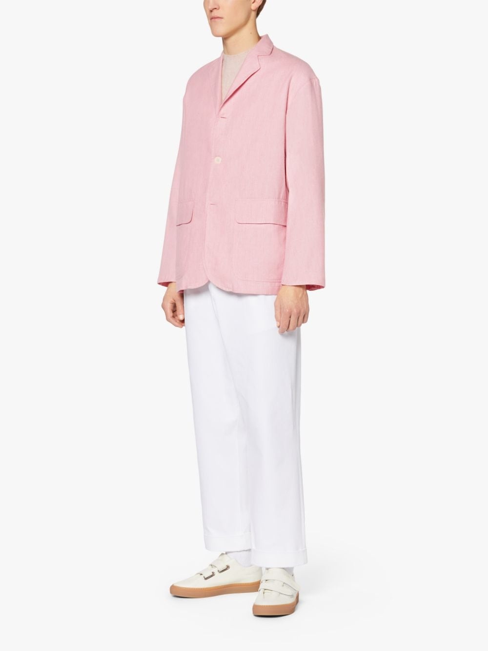 PEMBROKE PINK COTTON & WOOL JACKET | GSC-104 - 4