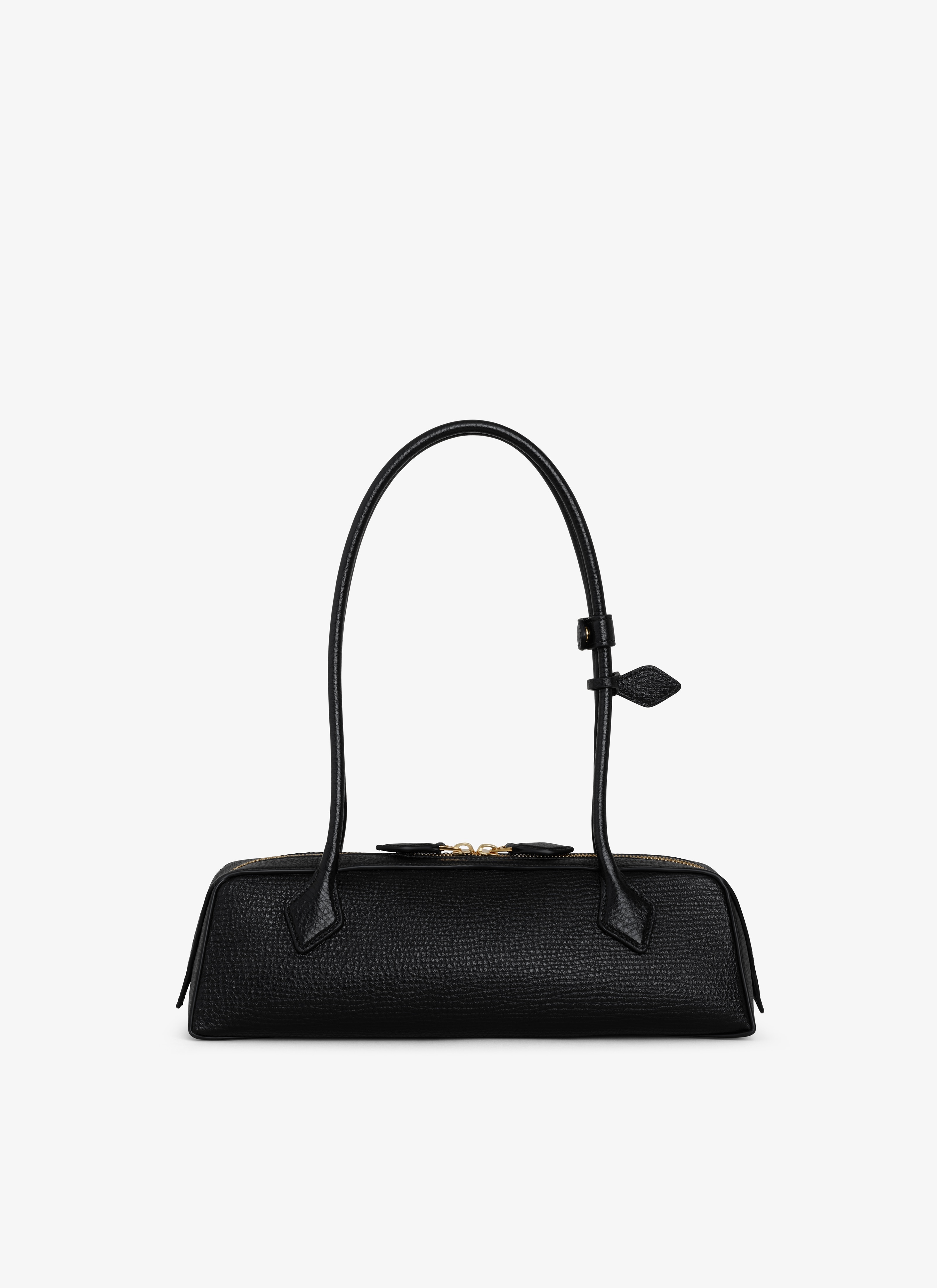 LE TECKEL MEDIUM BAG IN GRAINED CALFSKIN - 3