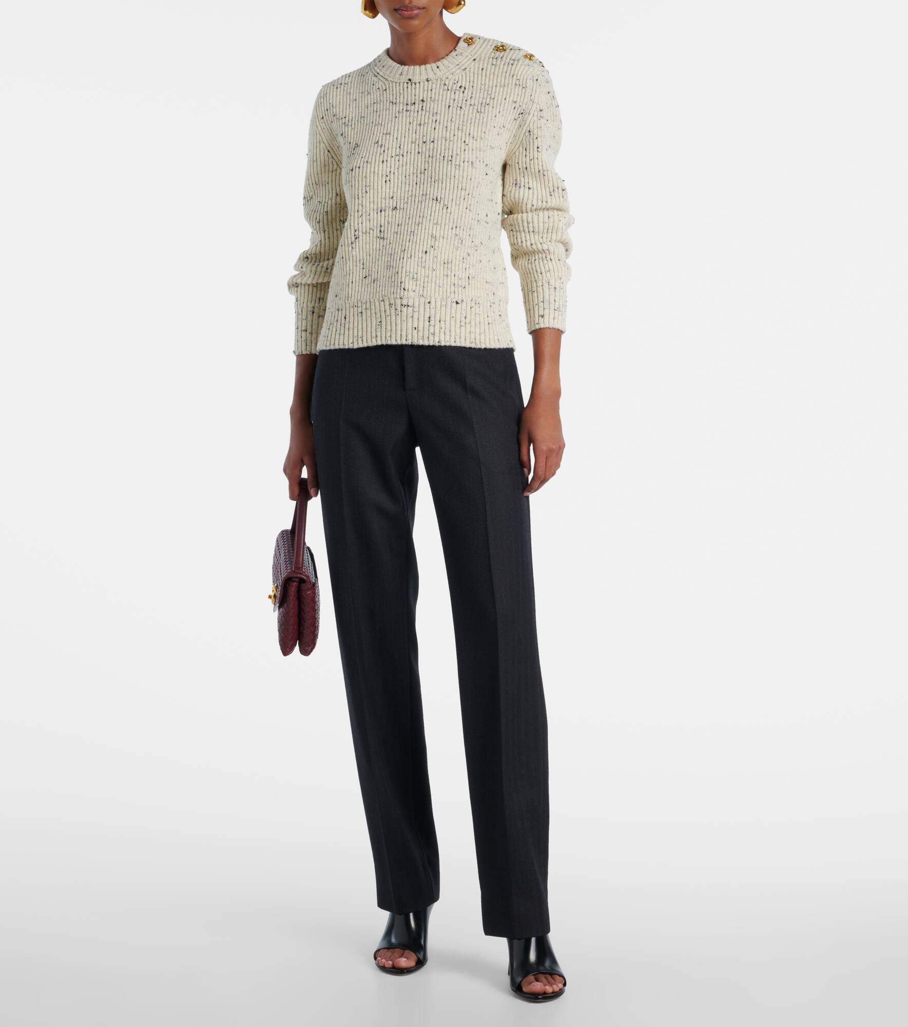 Knot wool-blend sweater - 2