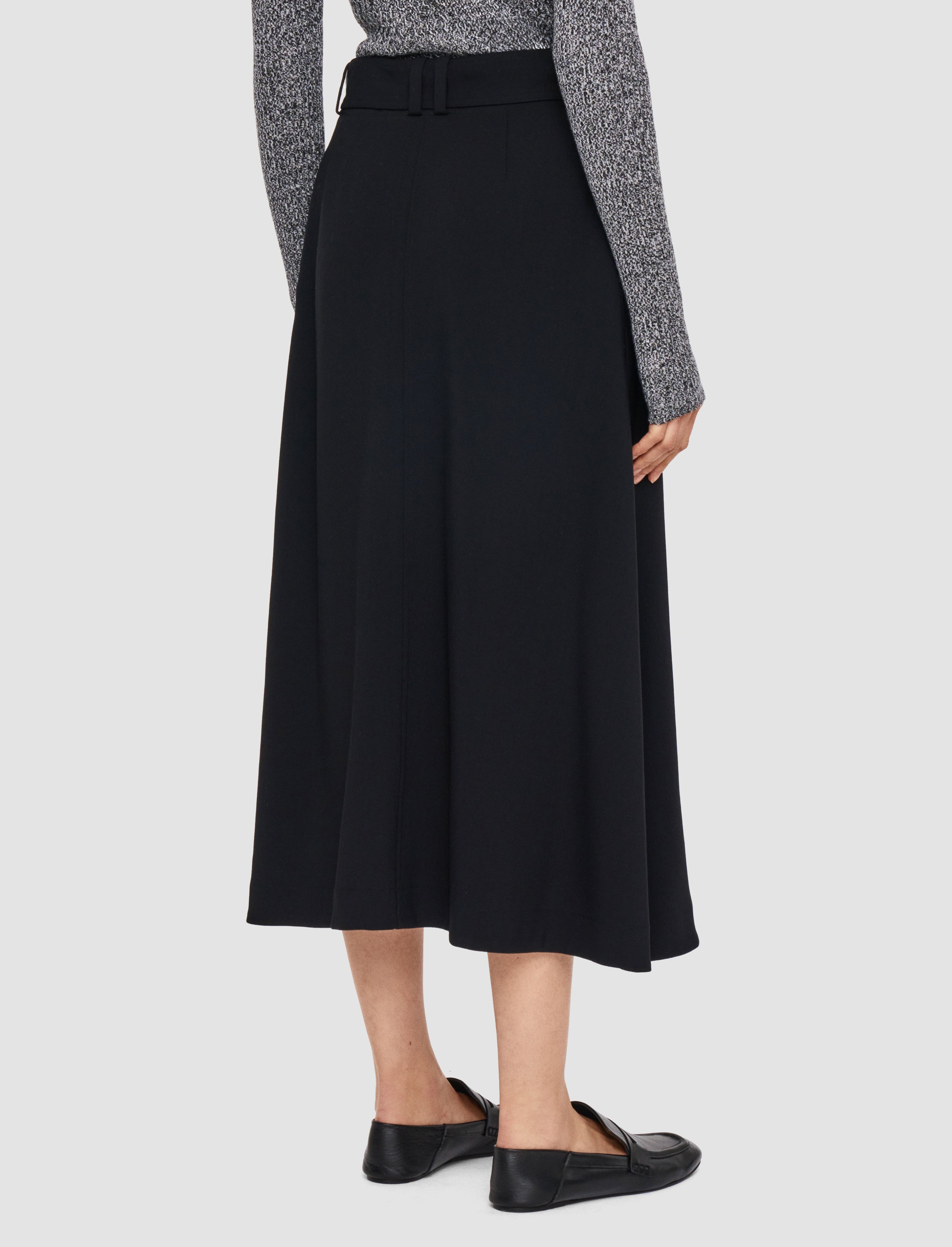 Pernette Fluid Twill Wool Skirt - 3