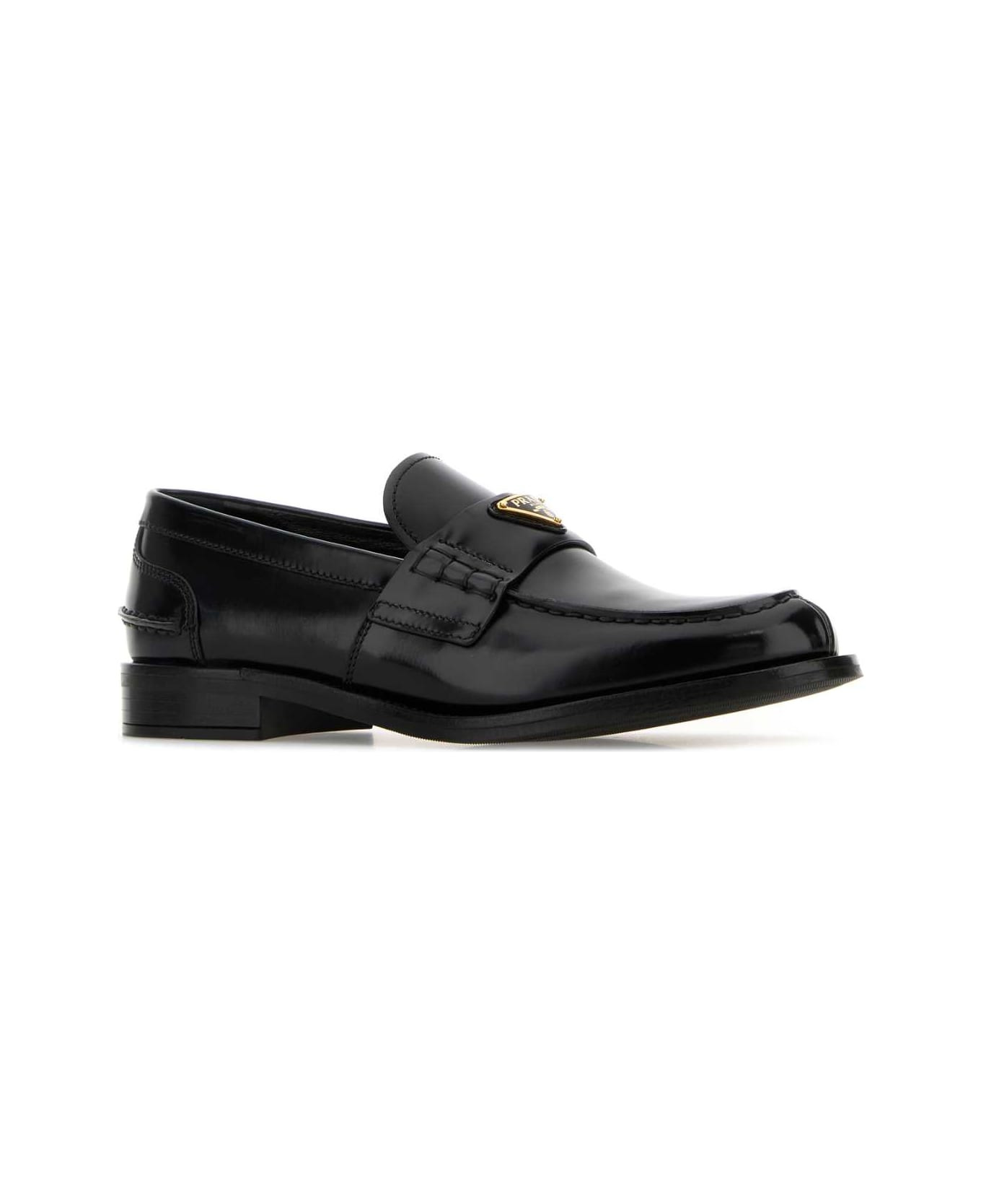Black Leather Loafers - 2
