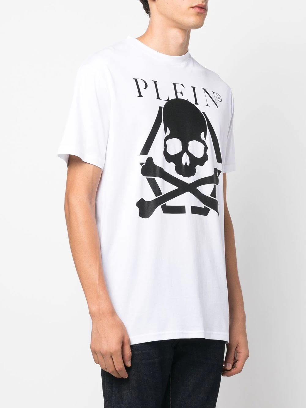 skull-print T-shirt - 3