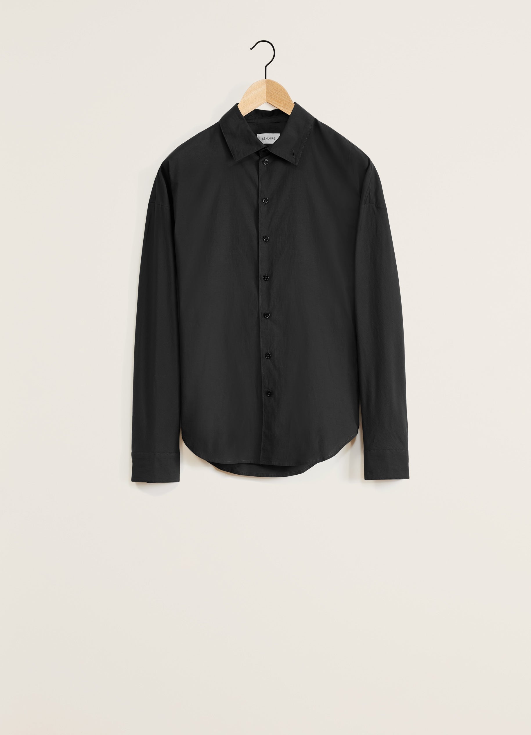 FITTED BAND COLLAR SHIRT - 1