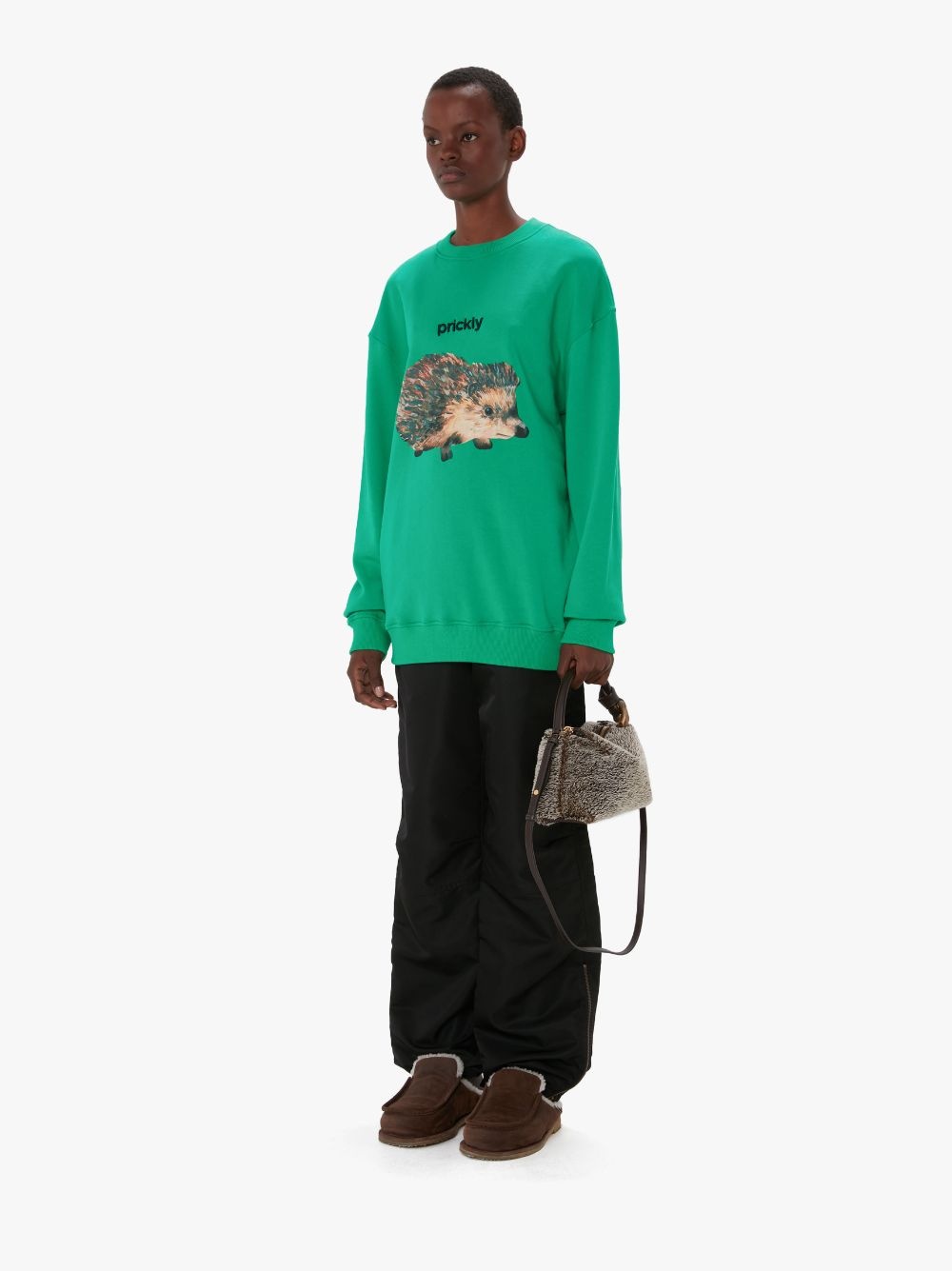HEDGEHOG PRINT CREWNECK SWEATSHIRT - 5