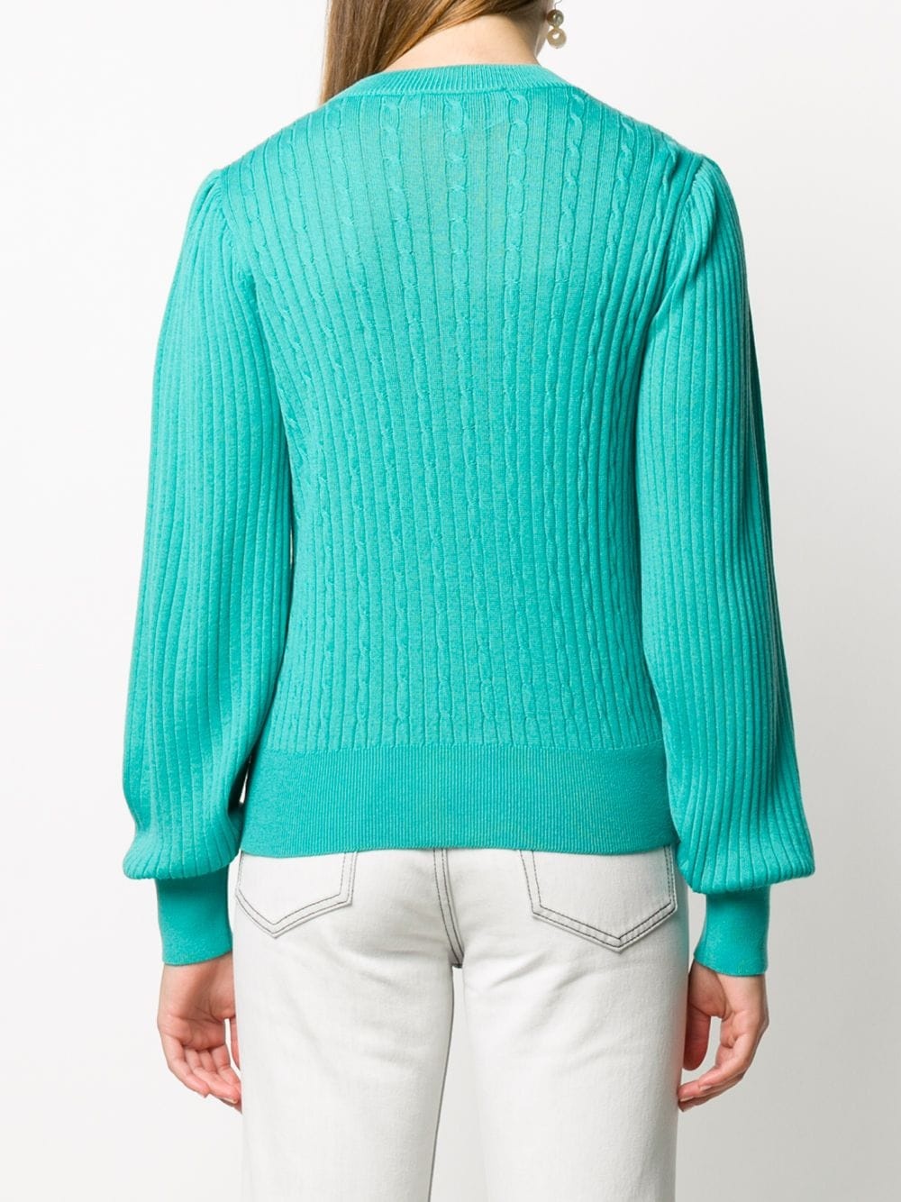 cable knit jumper - 4