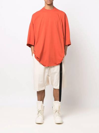 Rick Owens drawstring drop-crotch shorts outlook