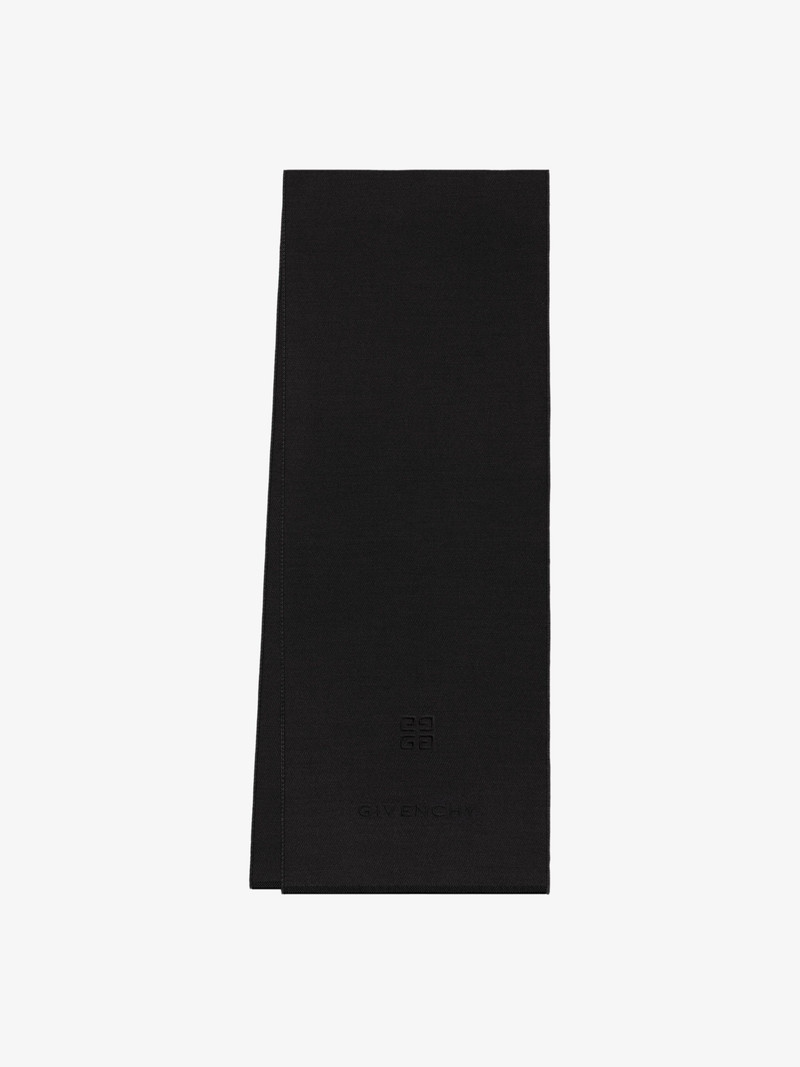 GIVENCHY 4G SCARF IN WOOL AND CASHMERE - 1