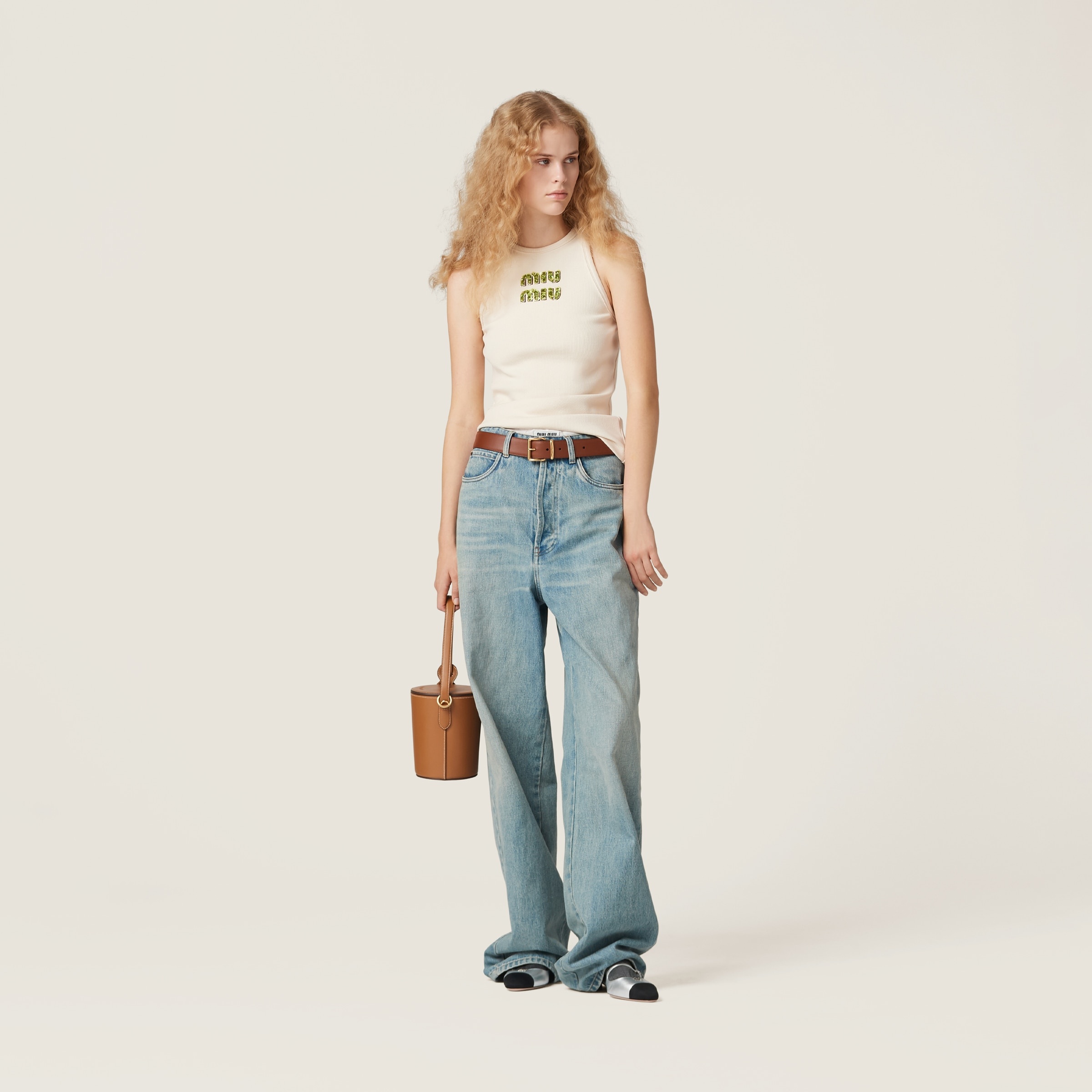 miu miu ♥︎ リボン襟 ♥︎ カットソー ミュウミュウ miumiu Tシャツ カットソー 半袖 襟付き リボン
