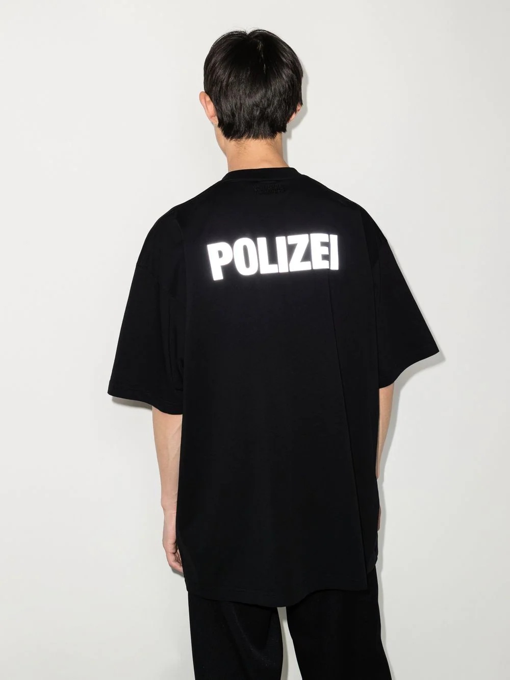 oversized slogan-print T-shirt - 3