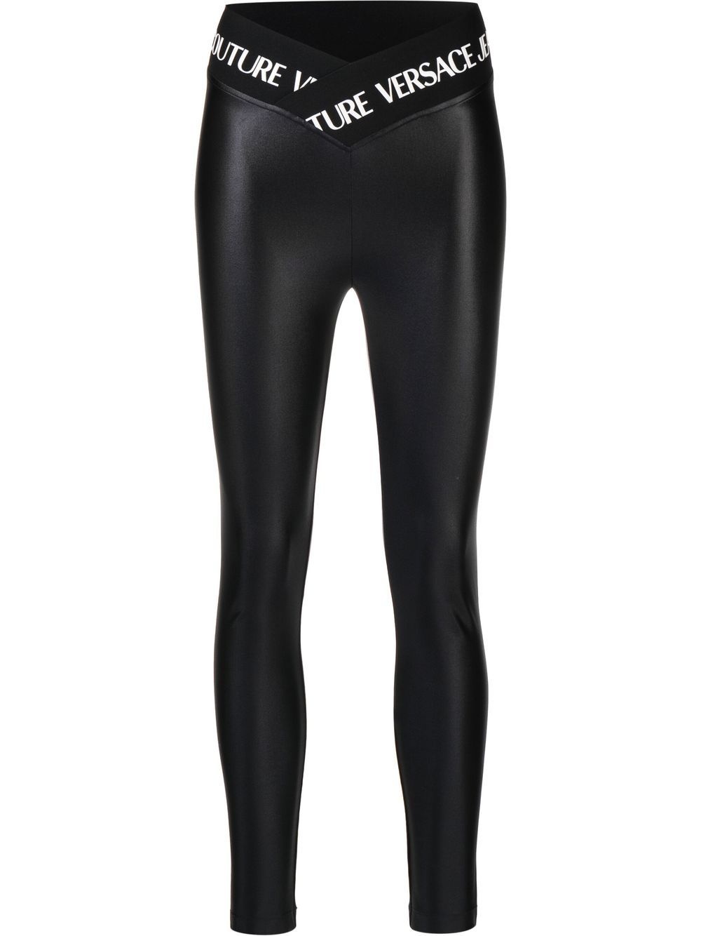 logo-waistband leggings - 1