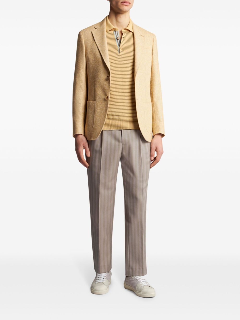 striped tailored trousers - 2