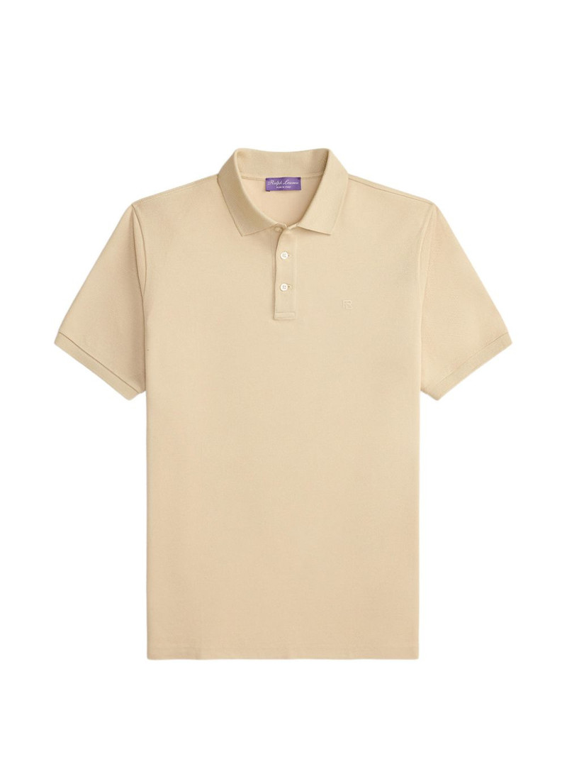 logo-embroidered polo shirt 1