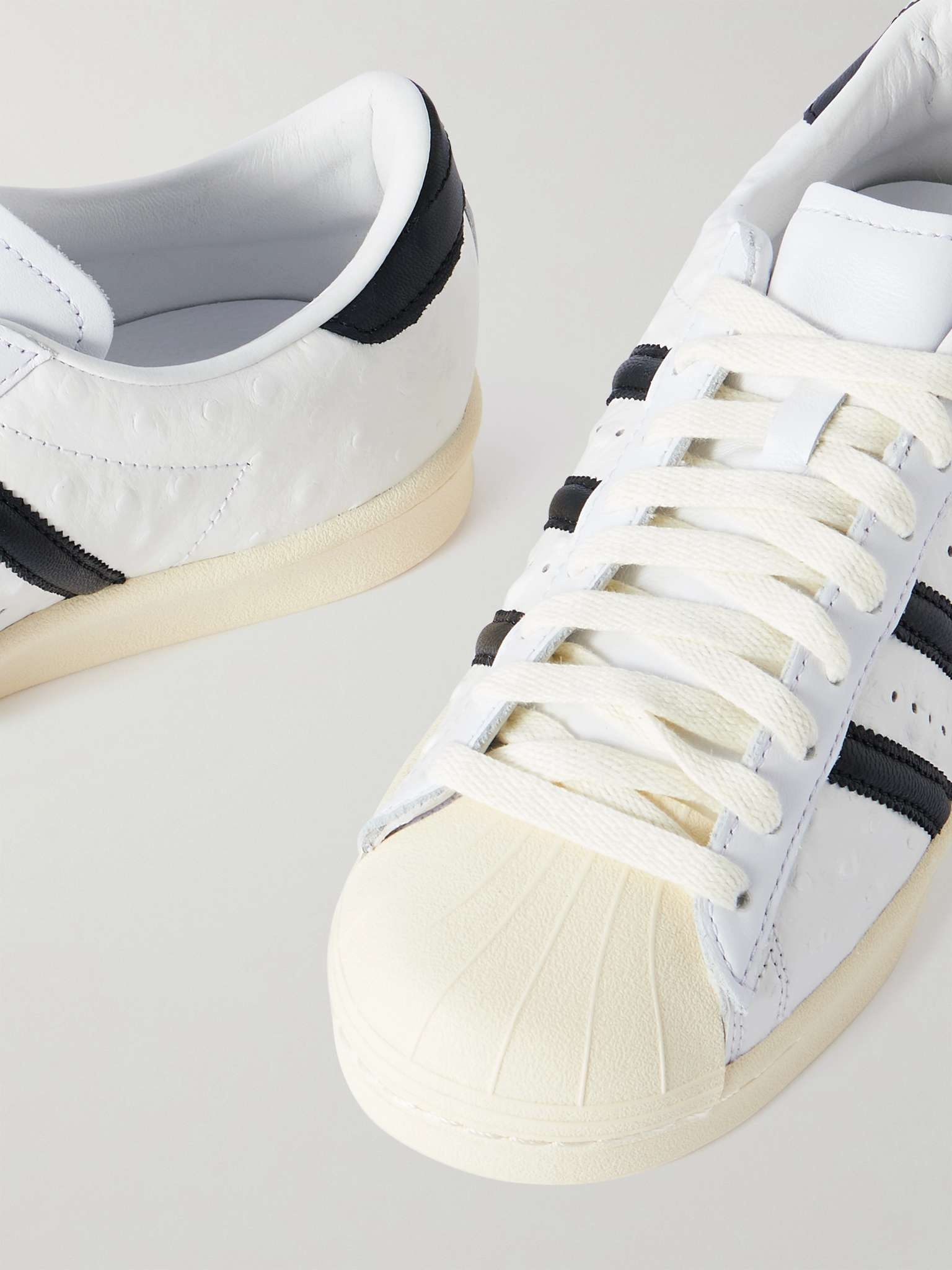 Superstar Vintage Ostrich-Effect Leather Sneakers - 5