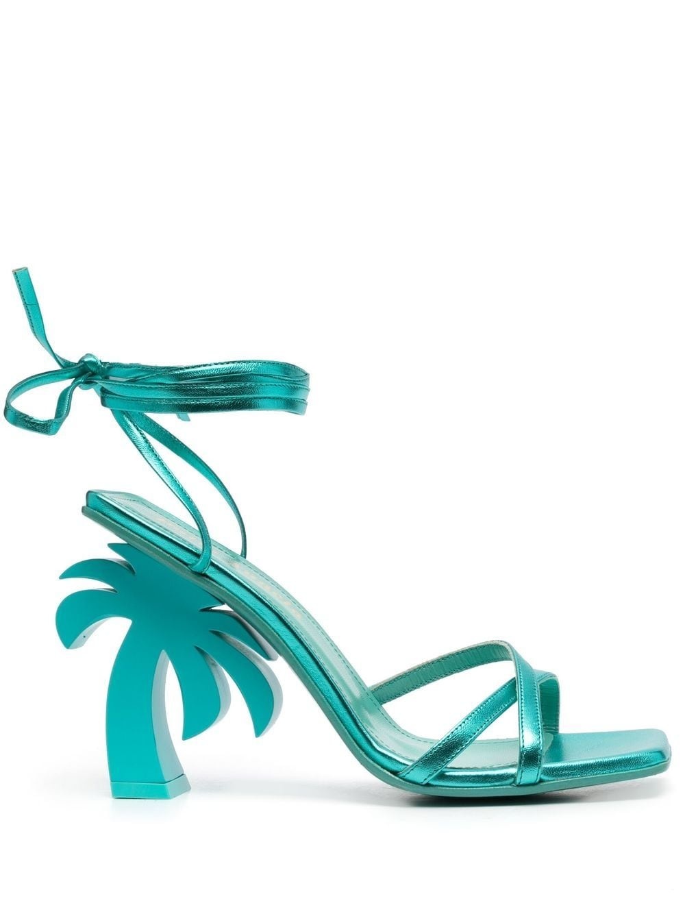 Palm Beach 95mm leather sandals - 1