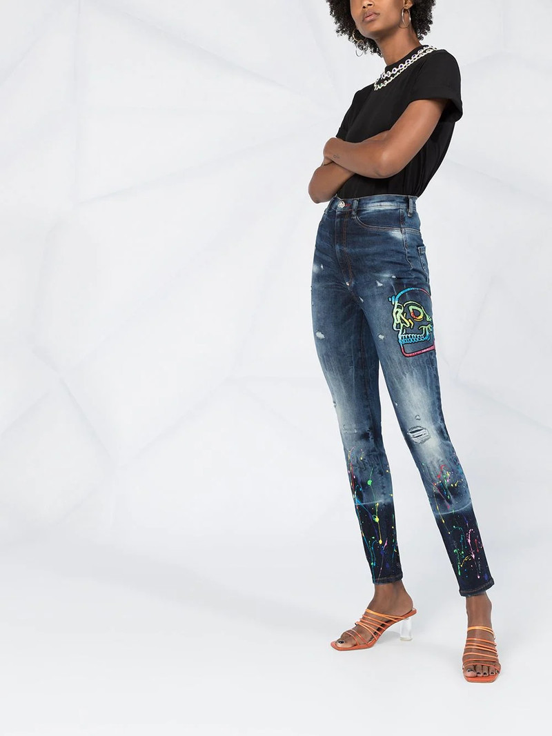 슈퍼 높은 상승 jeggings 6