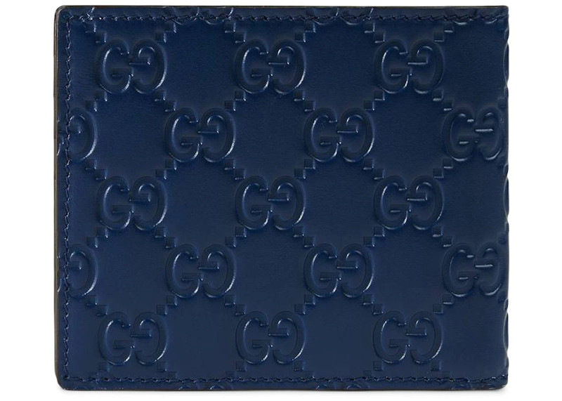 GUCCI Gucci Wallet NY Yankees Patch Royal Blue outlook