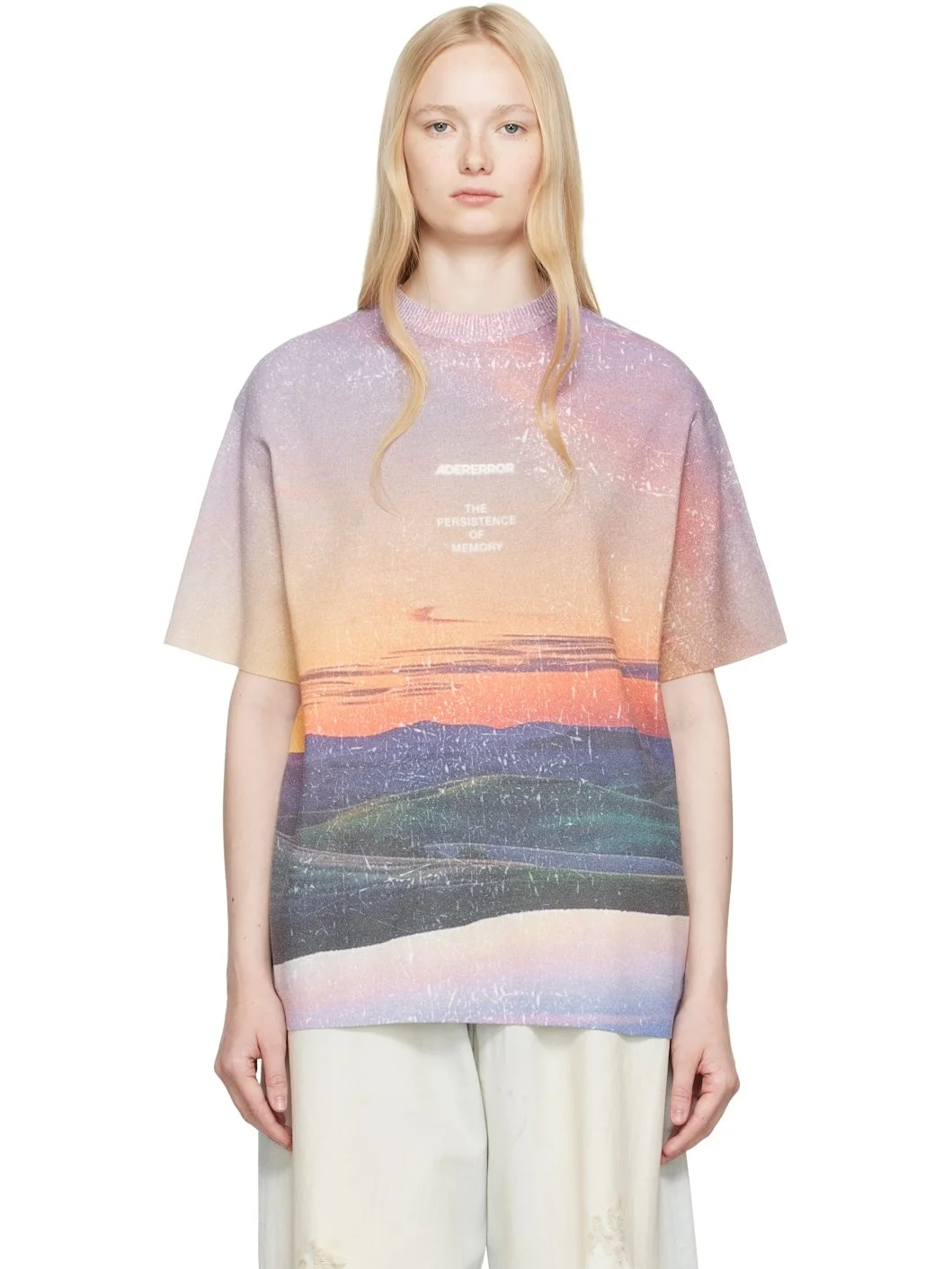 Multicolor Half Sleeve Knit Product. 60 T-shirt - 1