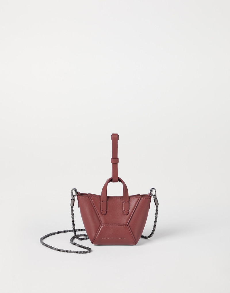 BC Duo micro bag in calfskin with precious chain 1