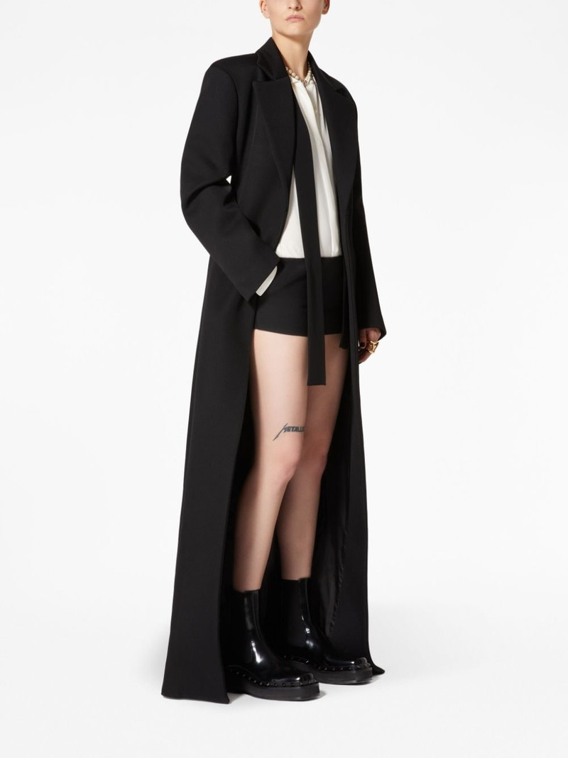 Valentino scarf-detail georgette blouse outlook