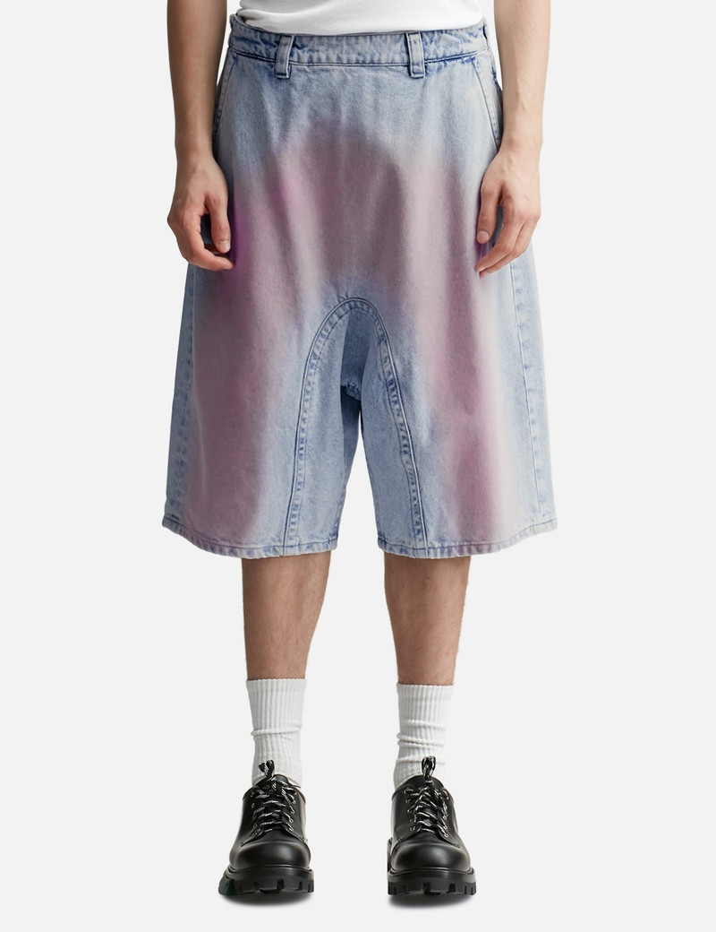 SOUFFLE DENIM SHORTS 3