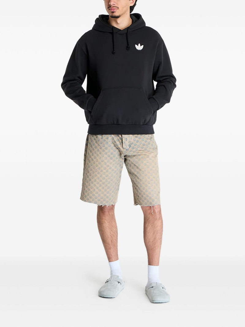 adidas Skeleton print-graphic hoodie outlook