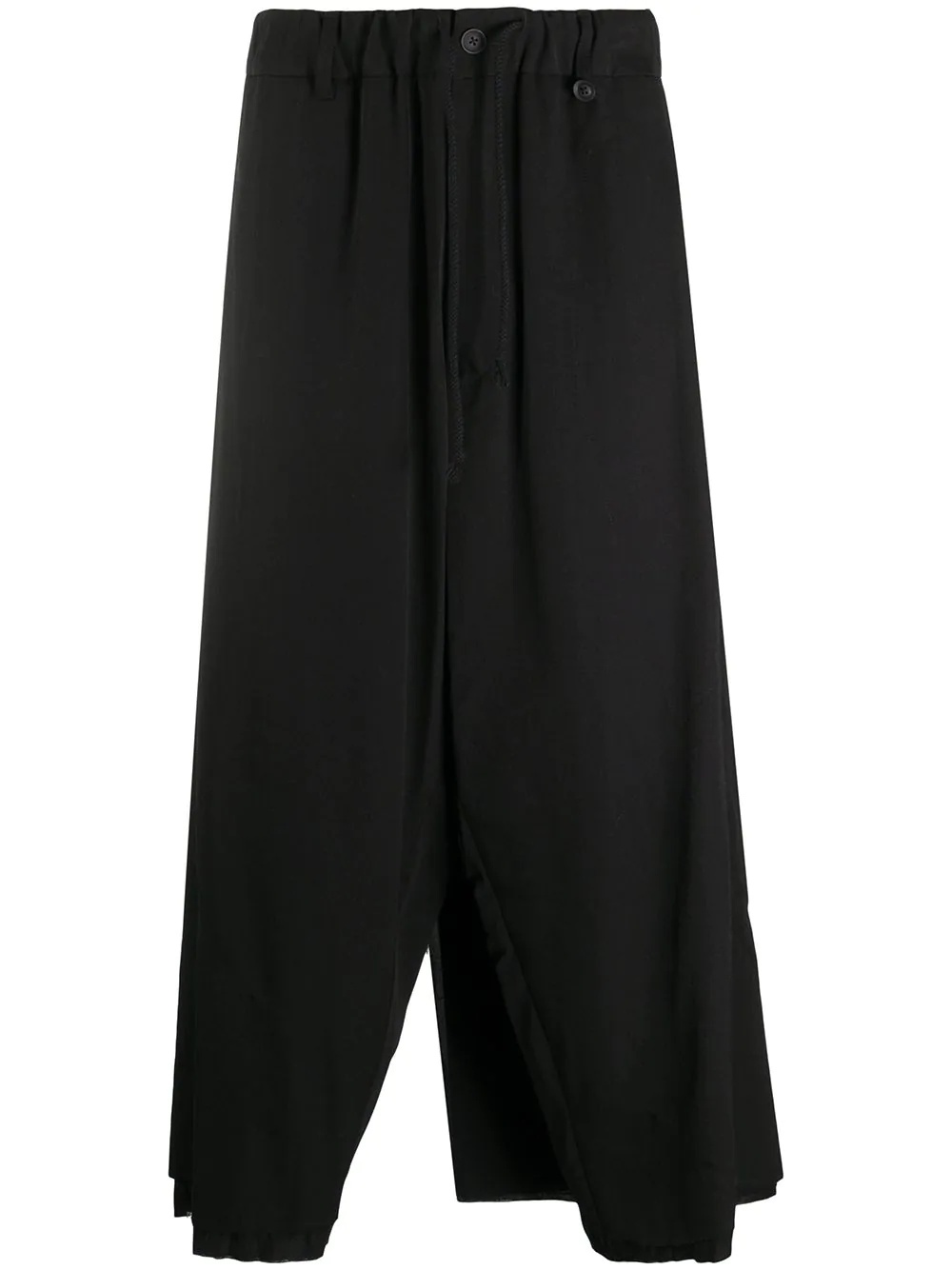 cropped wide-leg trousers - 1