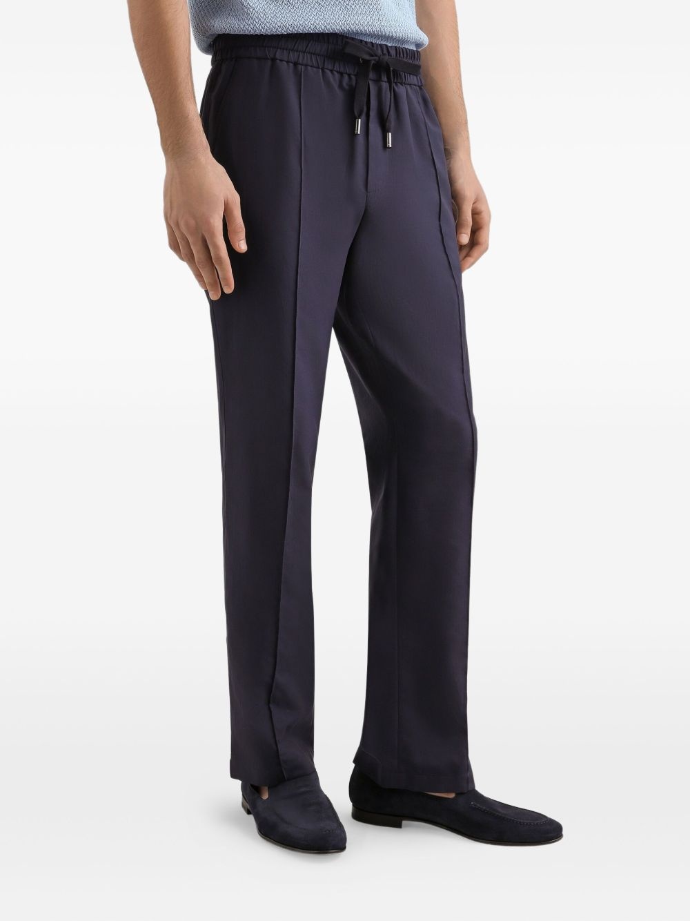 drawstring-waist trousers - 4