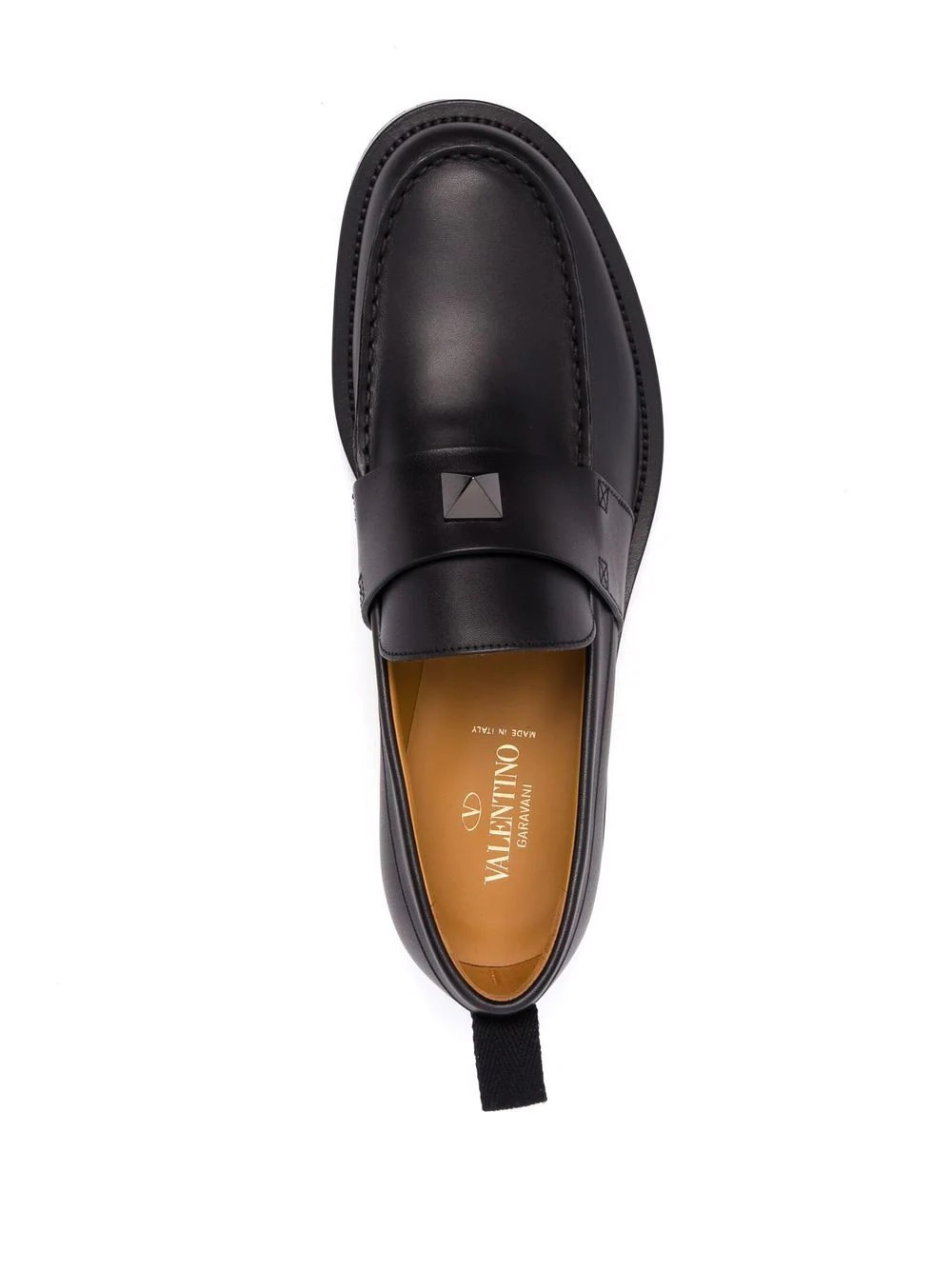 Roman Stud leather loafers - 4