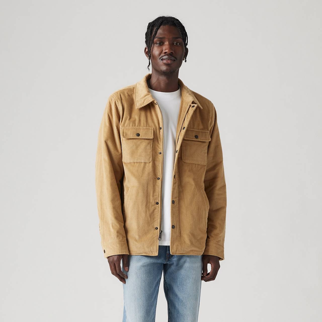 SHERPA LINED CORDUROY SHACKET - 2