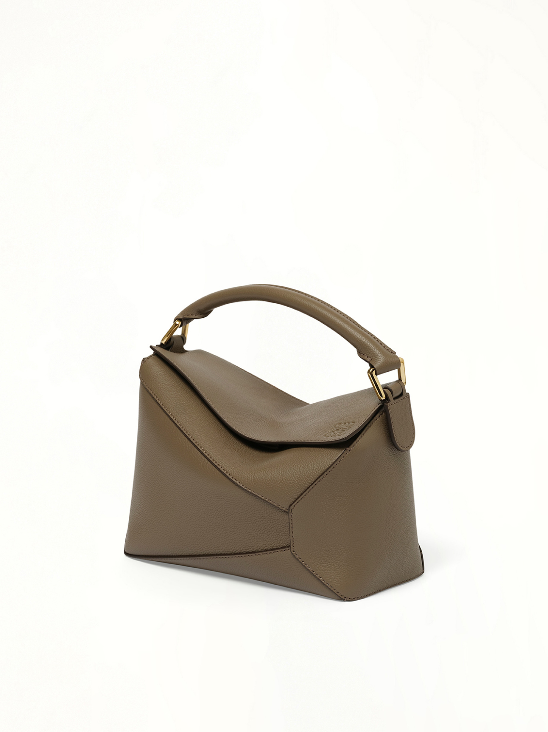 Puzzle Edge Small Bag in Taupe - 2