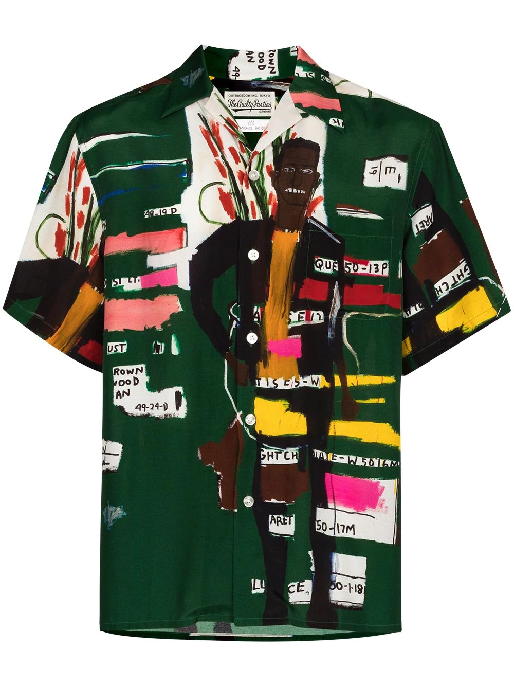 x Jean-Michel Basquiat Hawaiian shirt - 1