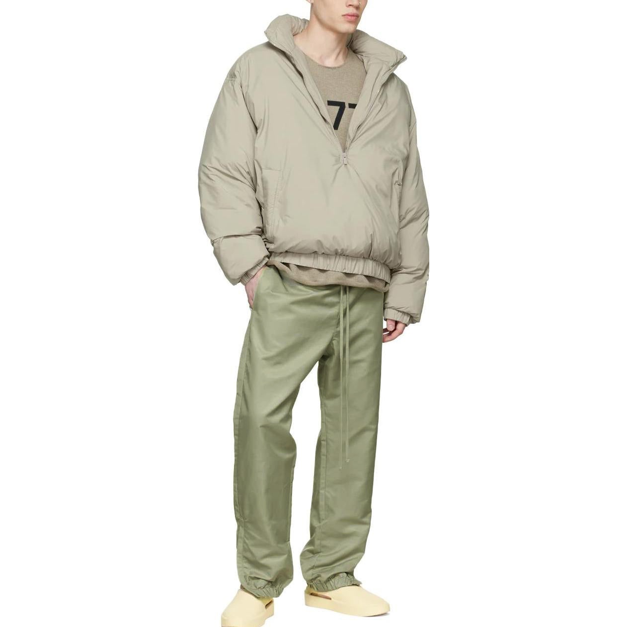 Fear of God Essentials SS22 Green Nylon Track PanK Seafoam FOG-SS22-752 - 3