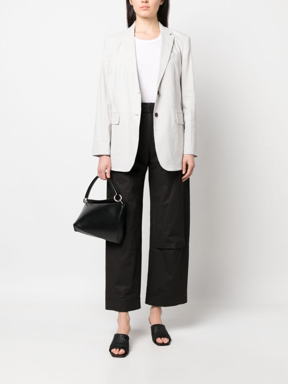 single-breasted button blazer - 2