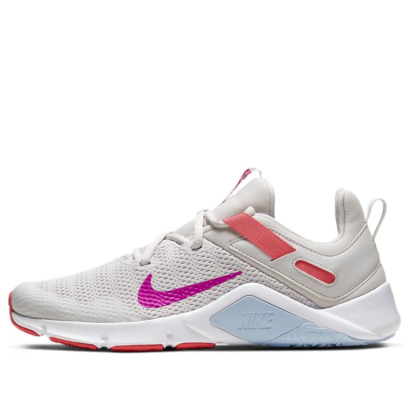 (WMNS) Nike Legend Essential 'Vast Grey Fire Pink' CD0212-005 - 1