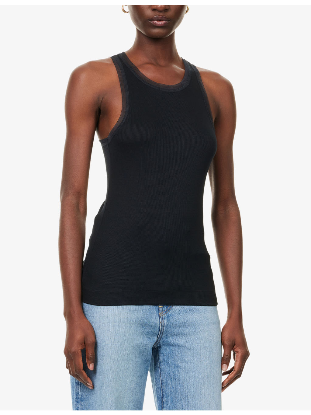 Mallo Sleeveless Stretch-Woven Top - 3