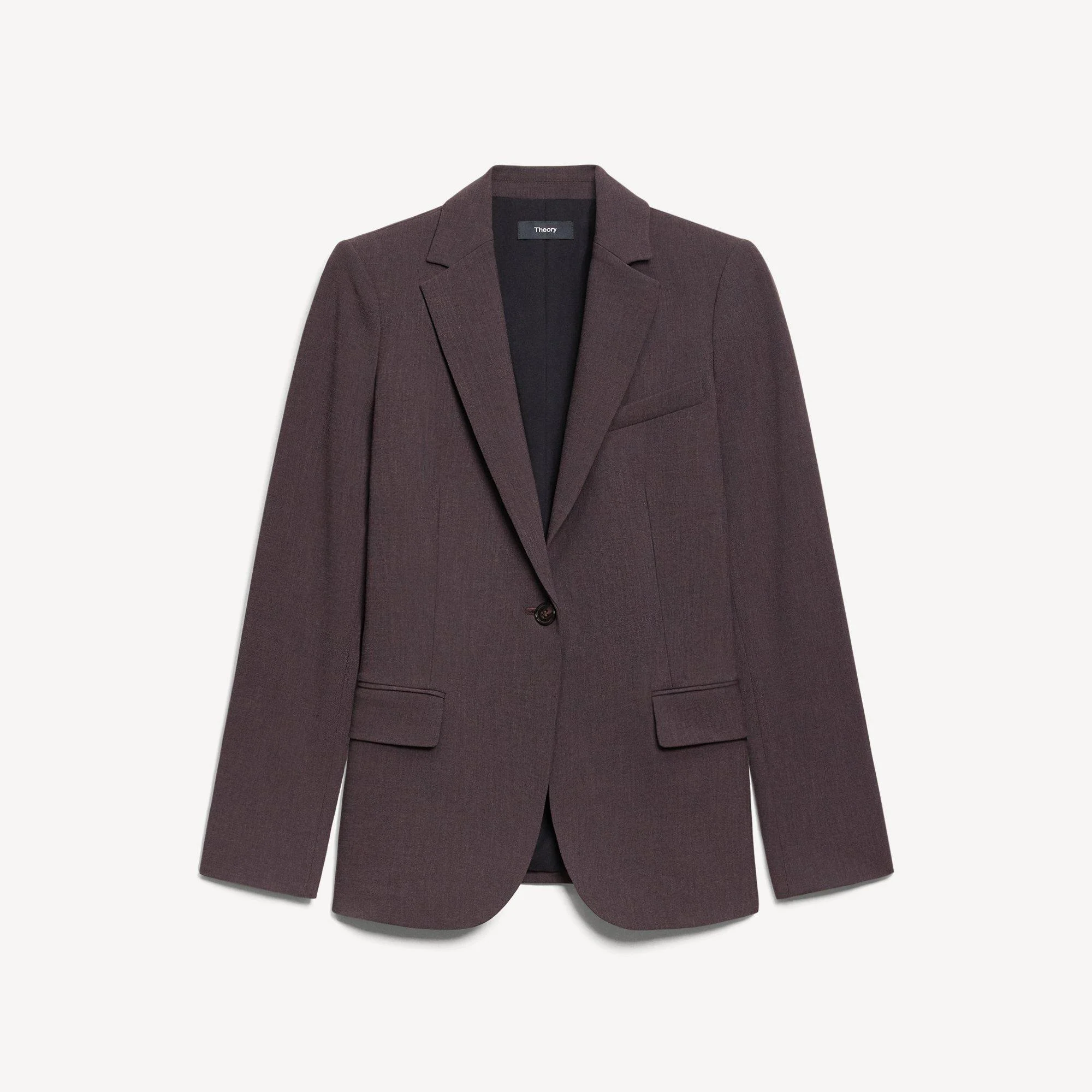 Staple Blazer in Mélange Crepe - 1