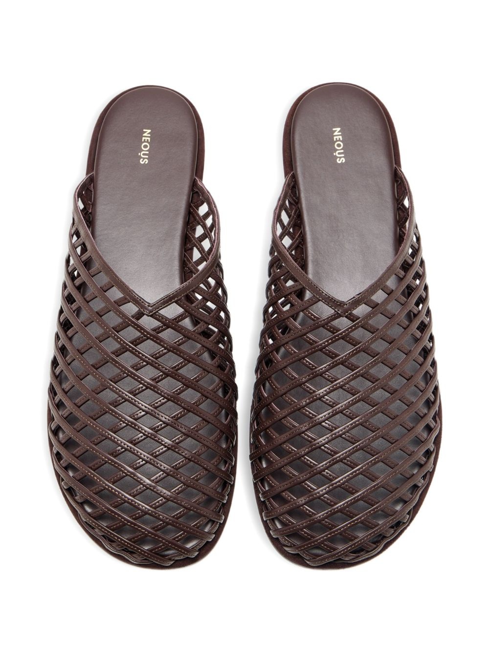 woven leather sandals - 3