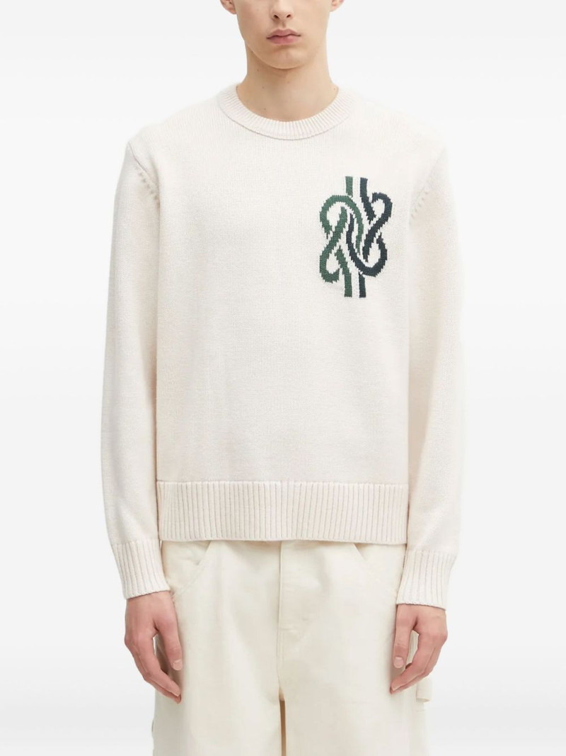 ribbed graphic sweater 1