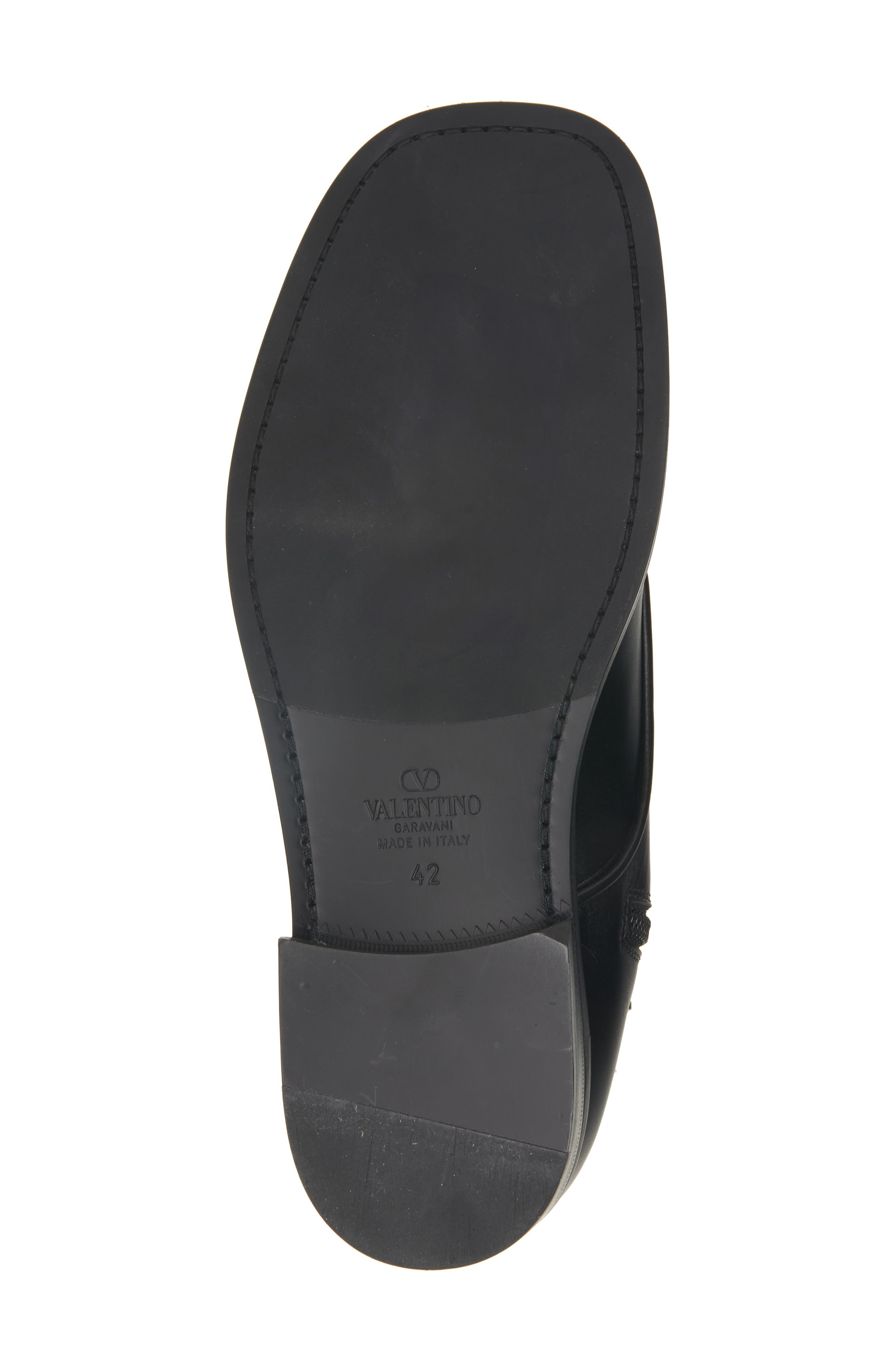 Valentino Garavani VLOGO Combat Boot in Black at Nordstrom - 6