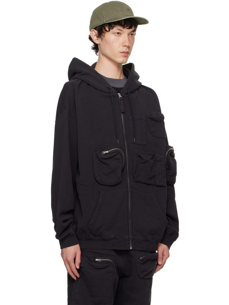 Black Pockets Hoodie 2