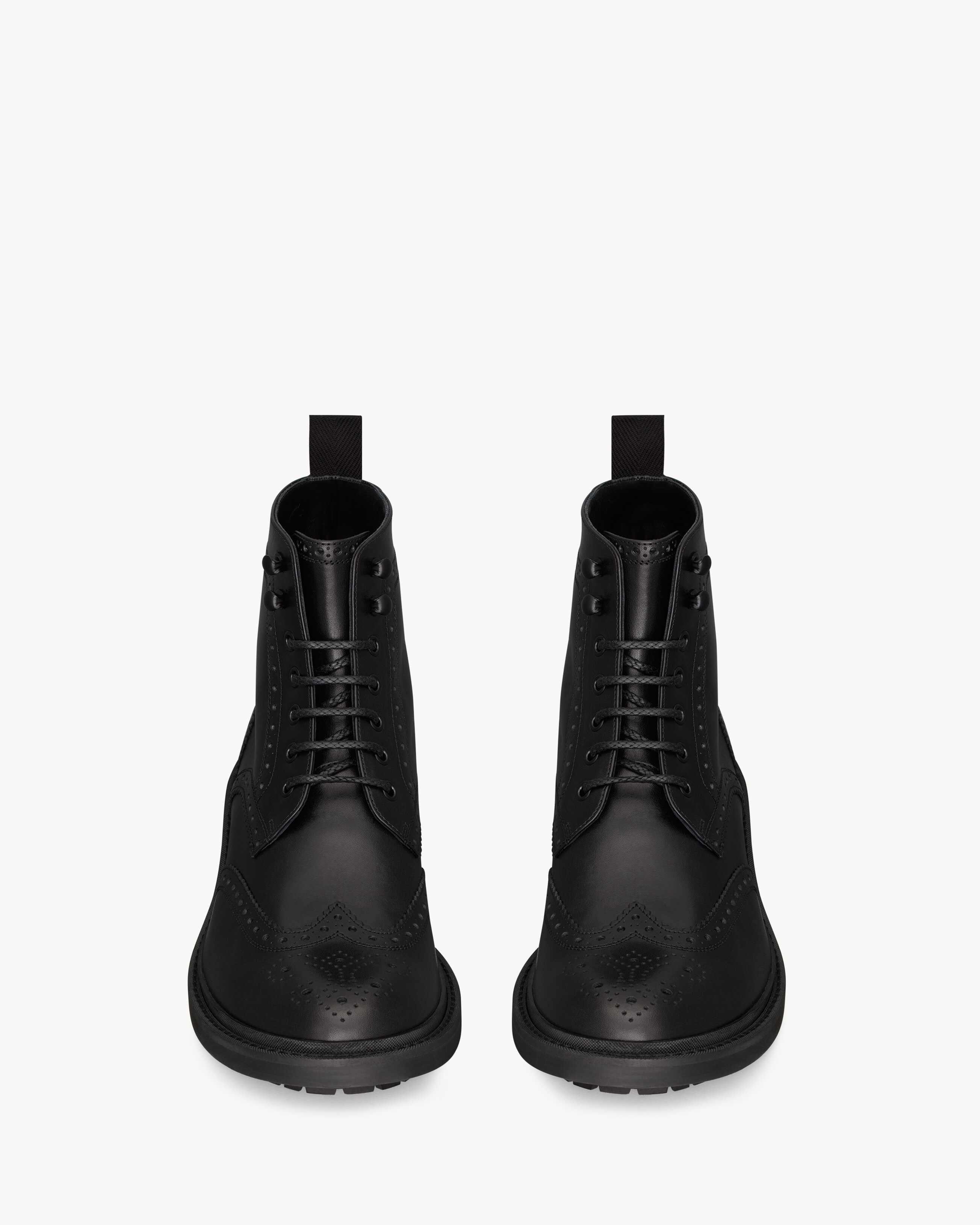 ANTOINE BROGUE BOOTS IN SHINY LEATHER - 2