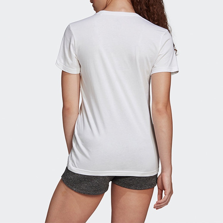 adidas Large Alphabet Logo Short Sleeve White FQ3238 - 4