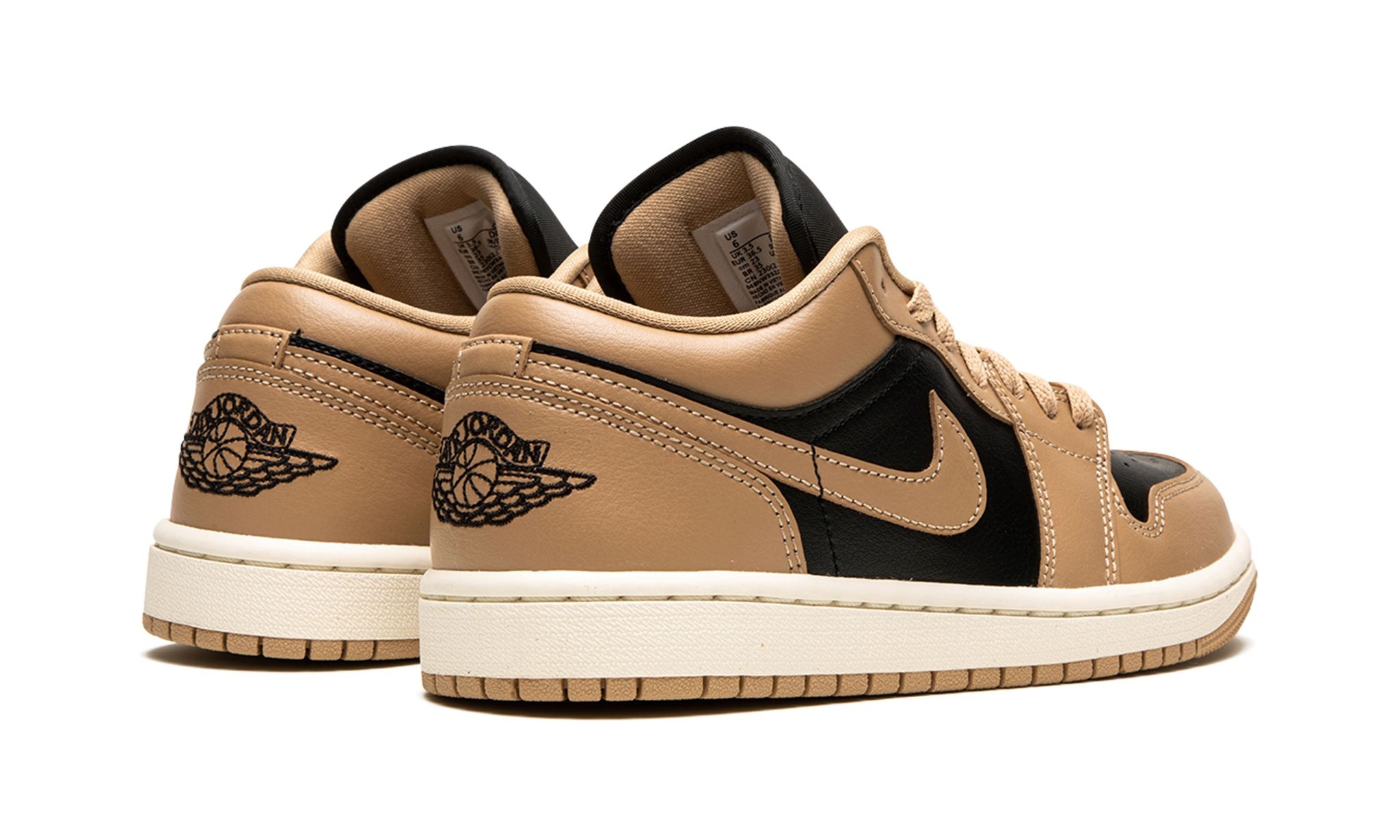 Womens Air Jordan 1 Low "Desert / Black" - 3