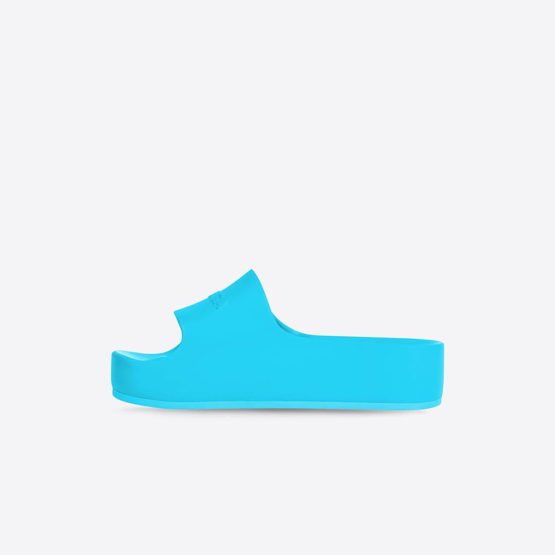 Women's Chunky Slide Sandal in Blue - 4
