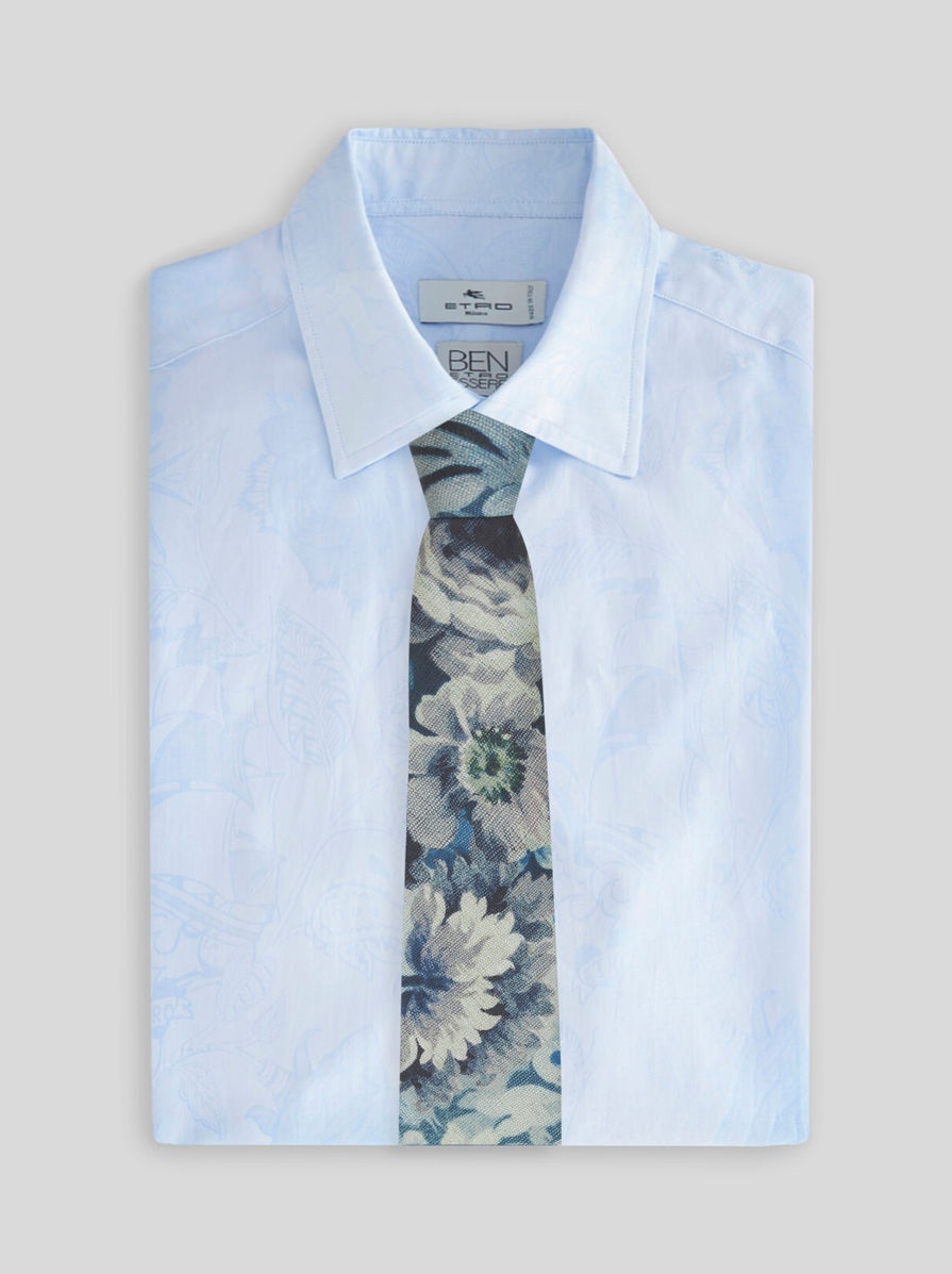 FLORAL SILK TIE - 2
