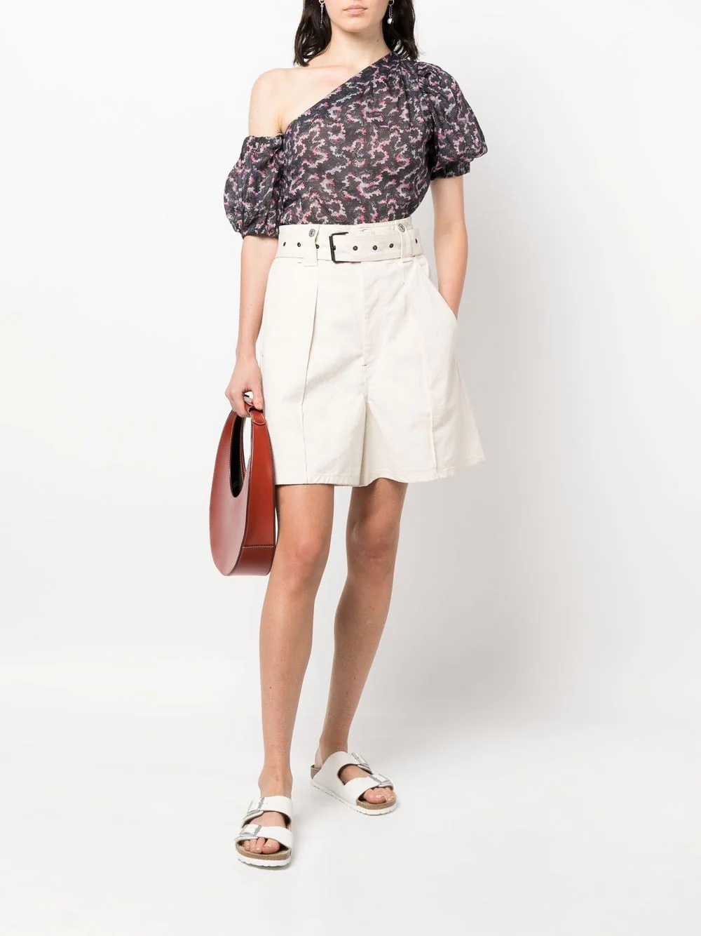 Liddy asymmetric cotton top - 2