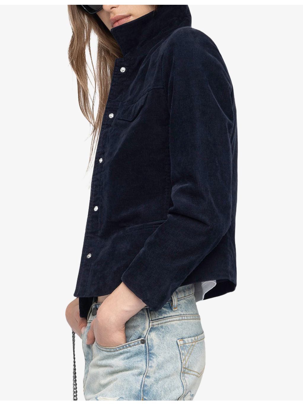 Liam Flap-Pocket Stretch-Cotton Corduroy Jacket - 4