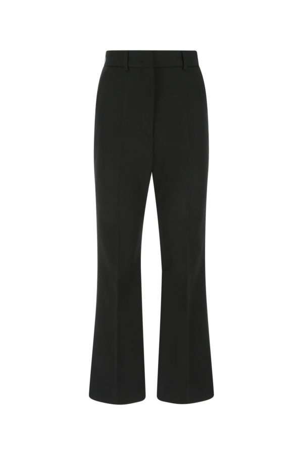 high-waist flared trousers - 1